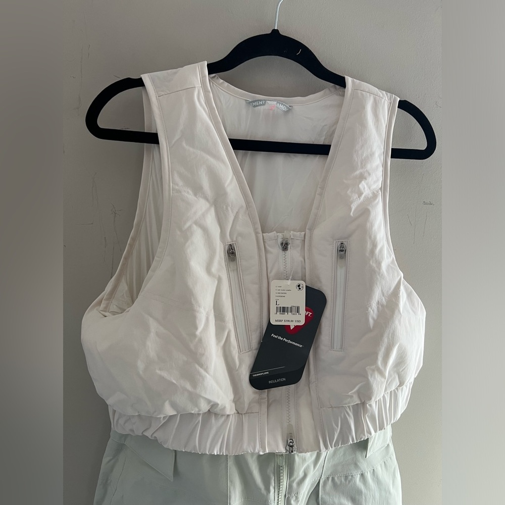 Free People Movement Around The Block Bib Salt Water Combo - Picture 6 of 14